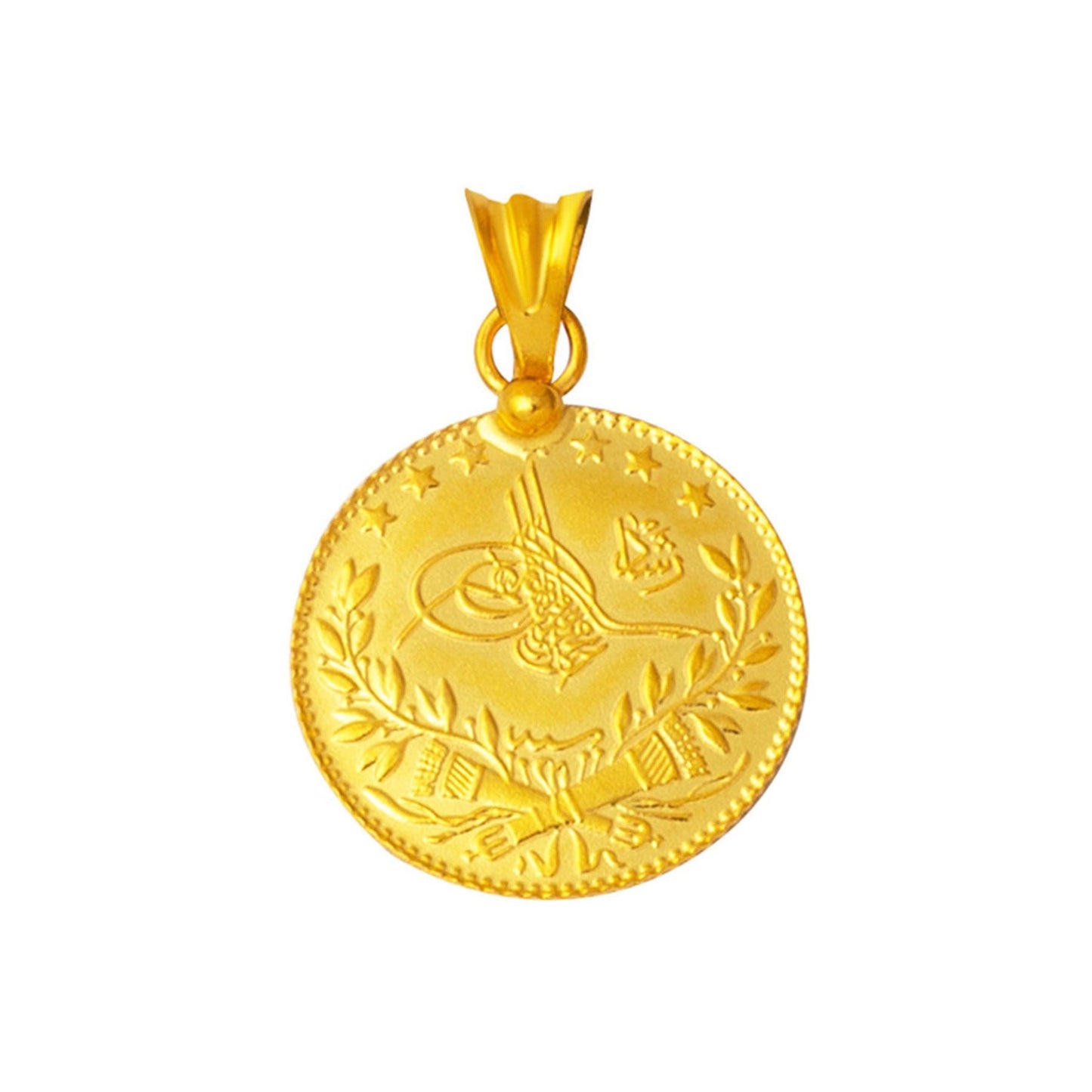 Yarım Reşat Altınlı 22 Ayar Altın Kolye Ucu